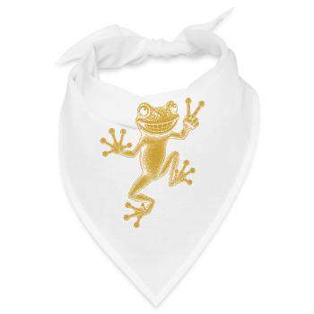 Laubfrosch - Bandana - Weiß - Vorne