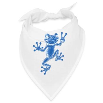 Laubfrosch - Bandana - Weiß - Vorne