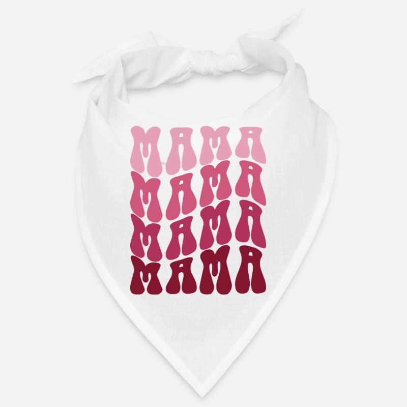 Mom Pattern in Pink Gradient Bandana