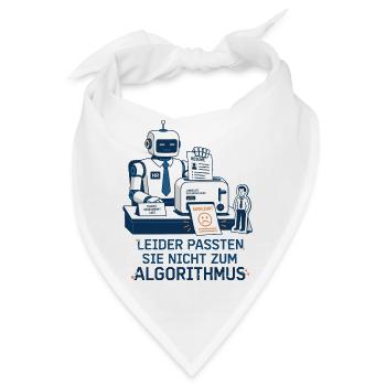 Leider passten Sie nicht zum Algorithmus - Bandana - Weiß - Vorne