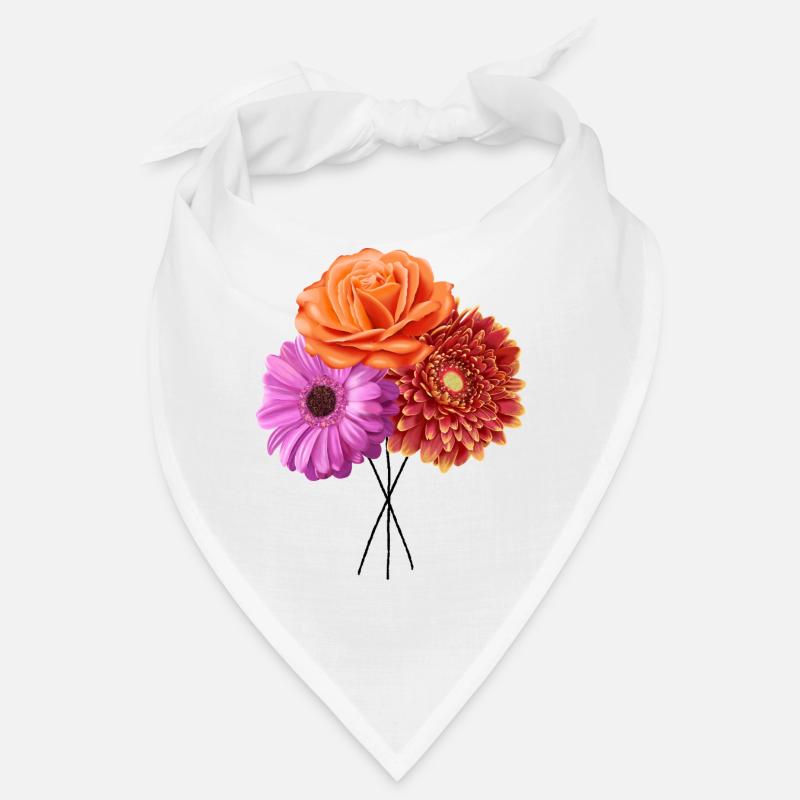 Blüten Trio Farbmelodie Bandana