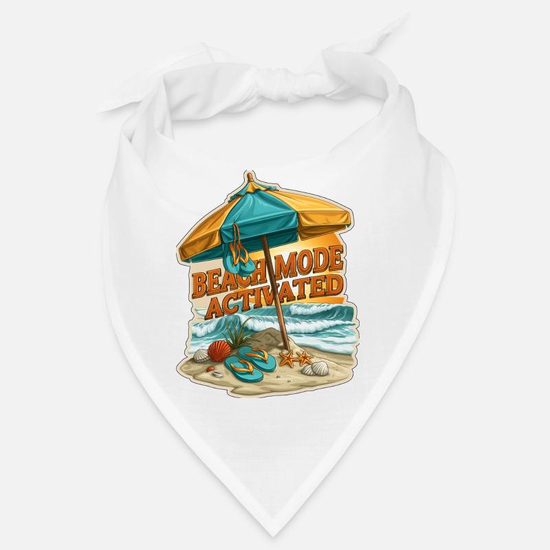 Parapluie de vacances d’été activé en mode plage Bandana