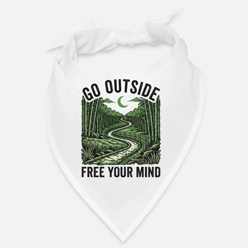 Go Outside Free Your Mind Bandana