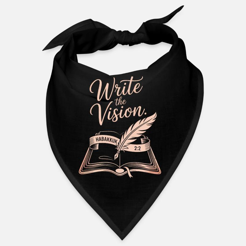 Write the Vision Quill & Book Bandana