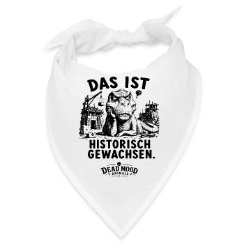 Historisch Gewachsen T-Rex Lustiges Büro Geschenk - Bandana - Weiß - Vorne