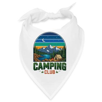 Wandern – Outdoor-Abenteuer – Campingclub - Bandana - Weiß - Vorne