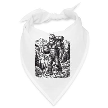 Wandern – Outdoor-Abenteuer – Big Foot - Bandana - Weiß - Vorne