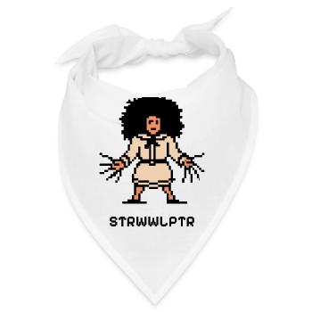 Der 8-bit Struwwelpeter - Bandana - Weiß - Vorne