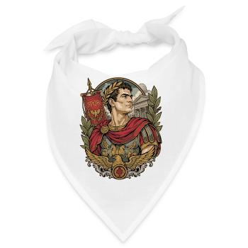 Römischer Kaiser - Bandana - Weiß - Vorne