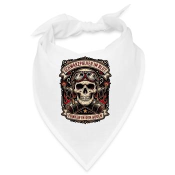 Pyro im Blut - Bandana - Weiß - Vorne
