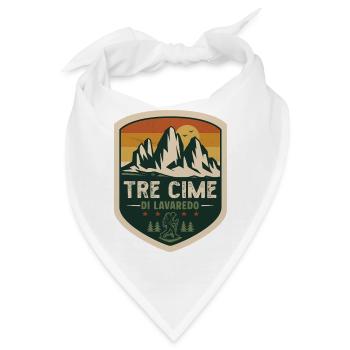 Drei Zinnen Dolomiten – Wandern in Südtirol - Bandana - Weiß - Vorne