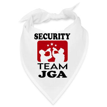 Junggesellenabschied Security Team JGA Mann Party - Bandana - Weiß - Vorne