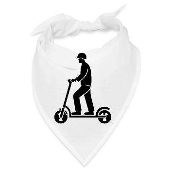 Scooter  - Bandana - Weiß - Vorne
