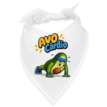 Avo Cardio Avocado Workout - Bandana - Weiß - Vorne