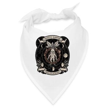 Okkultismus Wurzel - Bandana - Weiß - Vorne