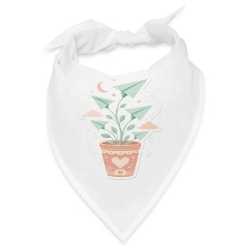Traumflug-Pflanze Papierflüge - Bandana - Weiß - Vorne
