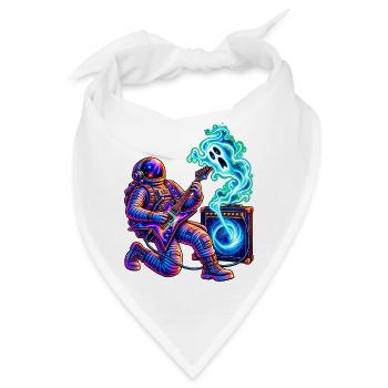 KOSMISCHER ROCKER | Geist im Verstärker - Bandana - Weiß - Vorne