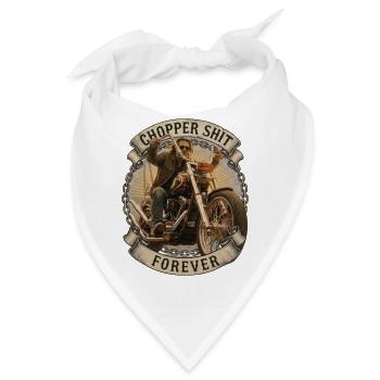 Choppershit - Bandana - Weiß - Vorne