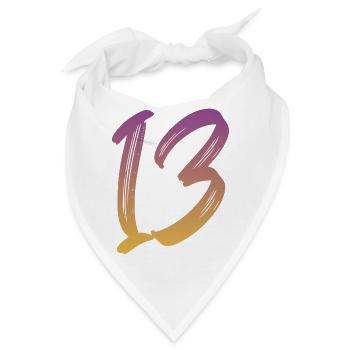 13 - Bandana - Weiß - Vorne