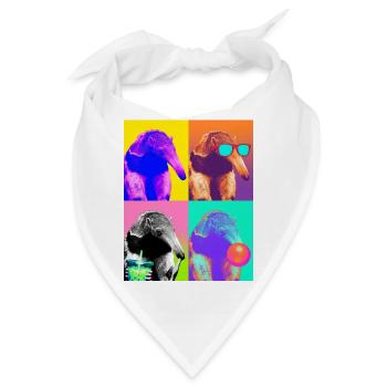 Ameisenbären Ameisenbär - Bandana - Weiß - Vorne