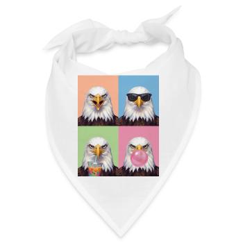 Eagle Adler - Bandana - Weiß - Vorne