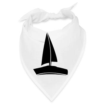 boot1 - Bandana - Weiß - Vorne