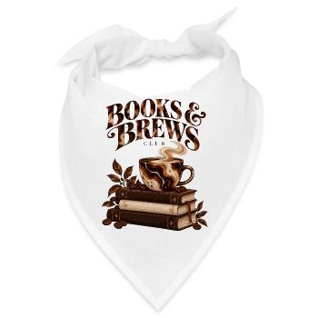 Books & Brews Club - Bandana - Weiß - Vorne
