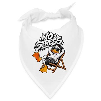 Stressfreie Entspannung - Bandana - Weiß - Vorne