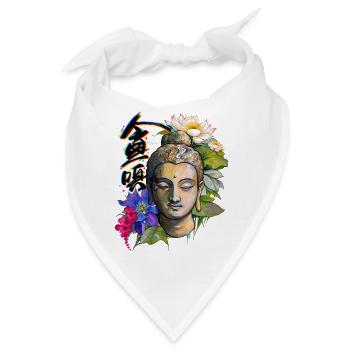 Lotus-Geisteszustand - Bandana - Weiß - Vorne