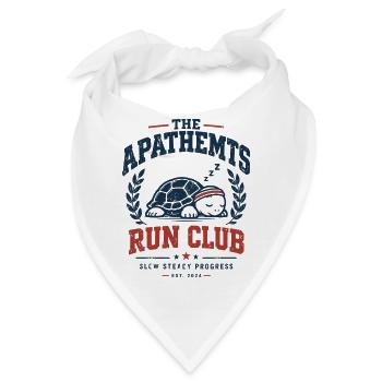 Run Club Schildkröte Motiv - Bandana - Weiß - Vorne