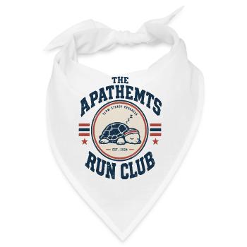 APATHETMTS Run Club Schildkröte - Bandana - Weiß - Vorne