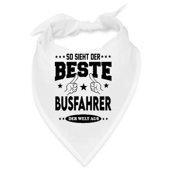 Busfahrer Der Beste der Welt Berufe  Arbeit - Bandana - Weiß - Vorne