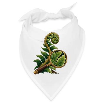 Fern durch eine Feldlinse - Bandana - Weiß - Vorne