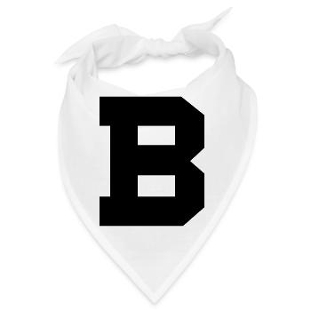 B - Bandana - Weiß - Vorne