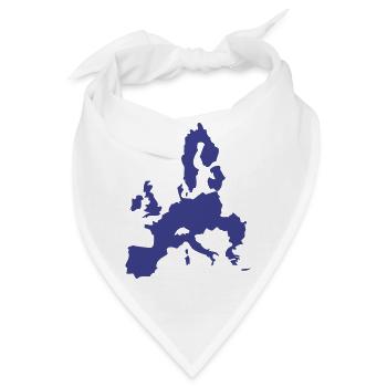 Europa - Europäische Union (EU) - Bandana - Weiß - Vorne