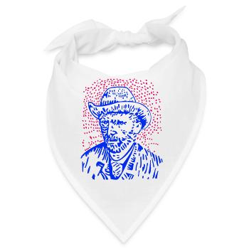 Vincent van Gogh - Bandana - Weiß - Vorne