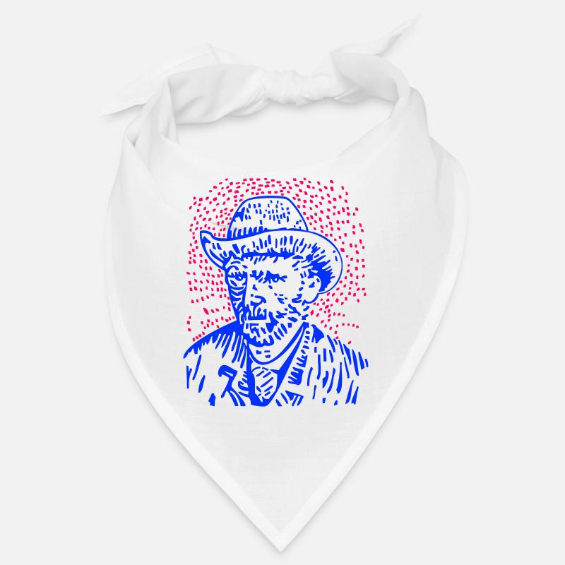 Vincent van Gogh - Bandana - Weiß