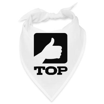 top - Bandana - Weiß - Vorne