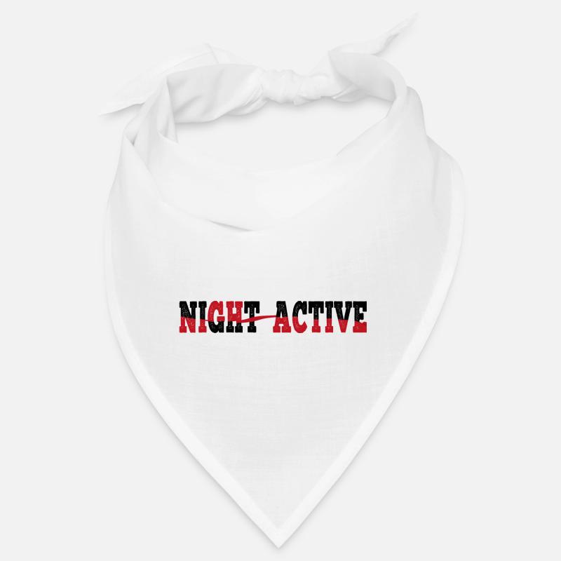 NIGHT ACTIVE T-shirt pullover sweatshirt Bandana