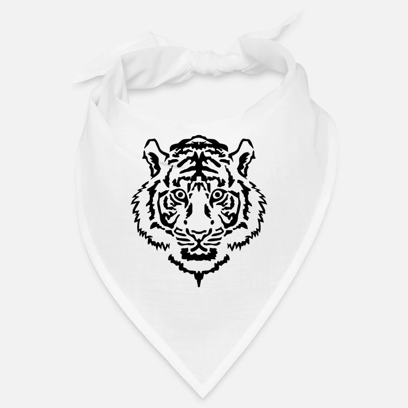 Tiger - Bandana - blanc