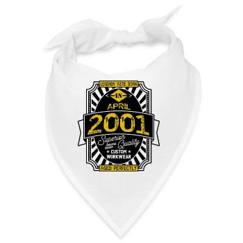 APRIL 2001 - Bandana - Weiß - Vorne