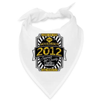 NOVEMBER 2012 - Bandana - Weiß - Vorne
