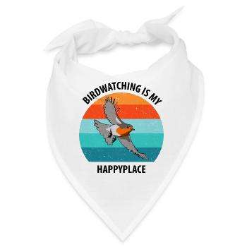 Vogelbeobachtung Vögel Beobachten Birding Vogel - Bandana - Weiß - Vorne