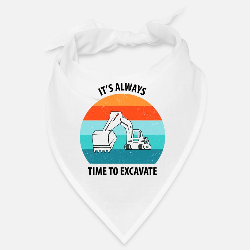 Bagger Baggerfahrer Baggerwagen Bandana