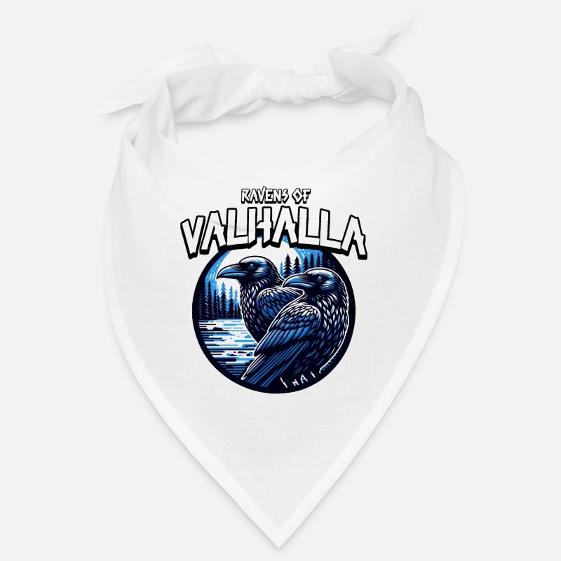 Valhalla Viking Ravens Symbole : Corbeaux du Valhalla Bandana