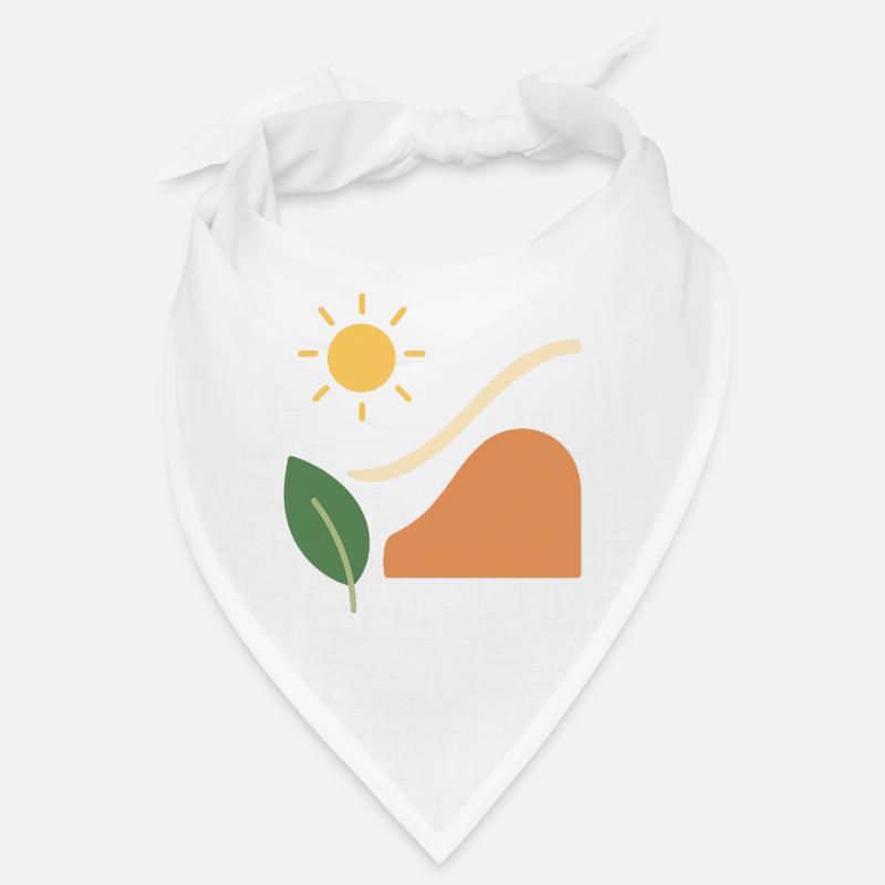 Nature abstraite stylisée Bandana