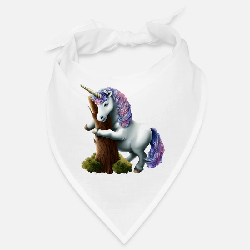 Einhorn umarmt Baum Bandana