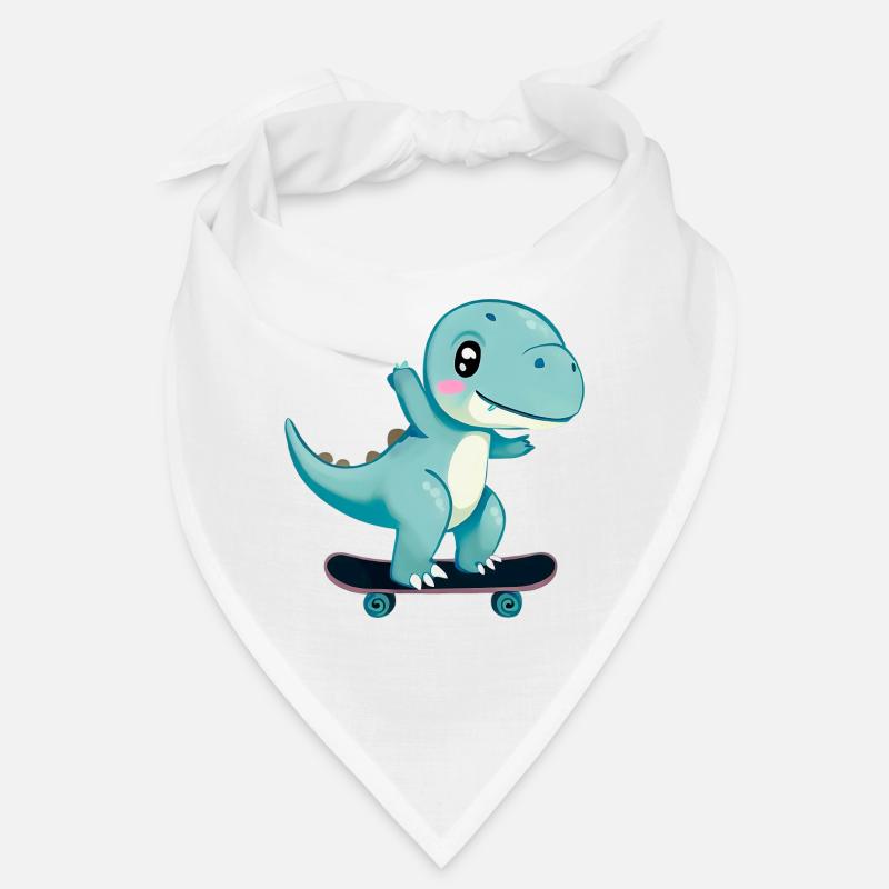 Skateboard Dinosaur Bandana