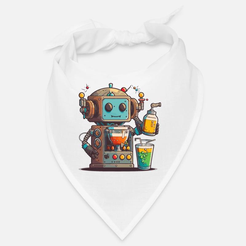 Robot Mixologist Bandana