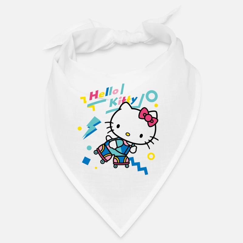 Hello Kitty 90er Stile Mit Rollschuhen Bandana